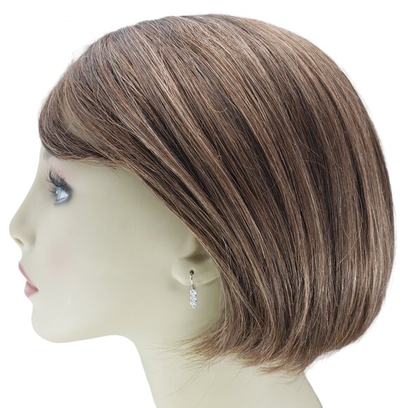 14 Karat White Gold Graduated Diamond Earrings #19234 - Picture 6 of 7